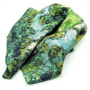 MFA Boston Van Gogh Olive Trees Silk Oblong Scarf